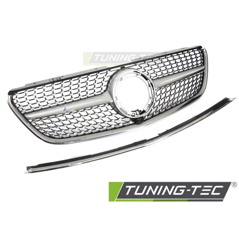 GRILLE DIAMOND SILVER BLACK fits MERCEDES VITO W447 19-23, Nouveaux produits tuning-tec