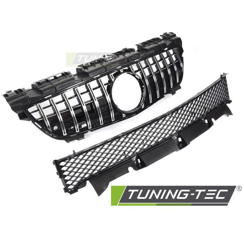 GRILLE SPORT BLACK CHROME fits MERCEDES SLK R172 11-15, Nouveaux produits tuning-tec