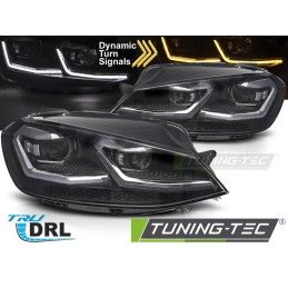 LED HEADLIGHTS SILVER SEQ DRL fits VW GOLF VII 17-19, Nouveaux produits tuning-tec