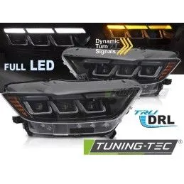 HEADLIGHTS FULL LED SEQ DRL fits FORD MUSTANG 14-17, Nouveaux produits tuning-tec