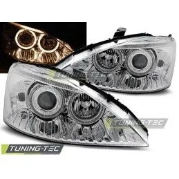 FORD FOCUS 10.98-10.01 ANGEL EYES CHROME, Focus I 98-05