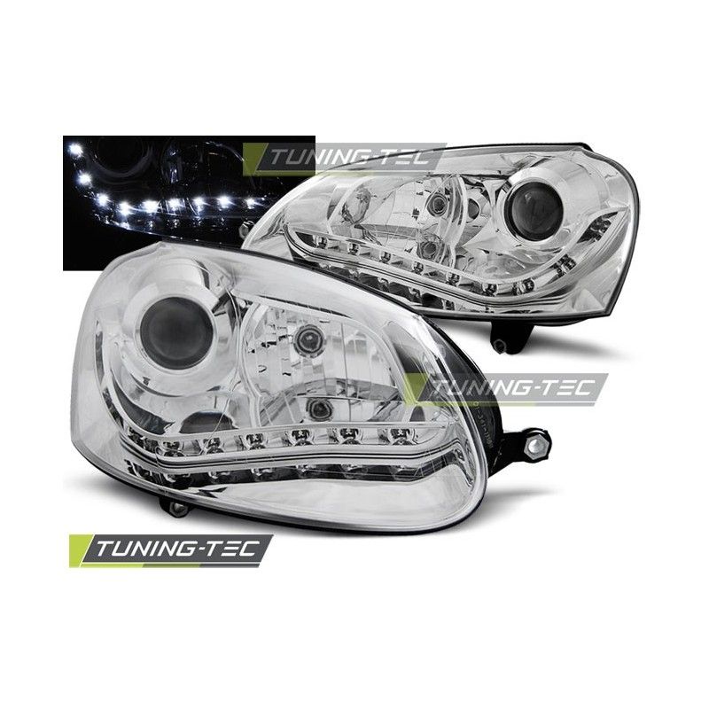 HEADLIGHTS DAYLIGHT CHROME fits VW GOLF 5, Golf 5 HEADLIGHTS DAYLIGHT CHROME fits VW GOLF 5, Golf 5