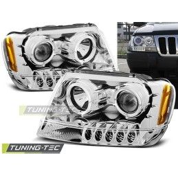 CHRYSLER JEEP GRAND CHEROKEE 99-05.05 ANGEL EYES CHROME, Jeep