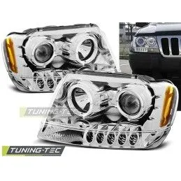 CHRYSLER JEEP GRAND CHEROKEE 99-05.05 ANGEL EYES CHROME, Jeep