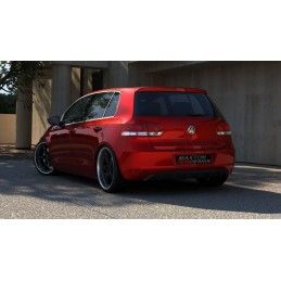 Maxton RAJOUT DU PARE-CHOCS ARRIÈRE VW GOLF VI SANS ECHAPPEMENT Gloss Black, VW-GO-6-RS0G Tuning.fr