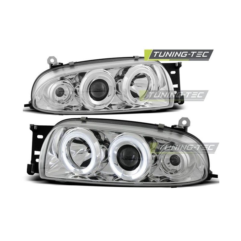 FORD FIESTA MK4 10.95-08.99 ANGEL EYES CHROME, Ford FORD FIESTA MK4 10.95-08.99 ANGEL EYES CHROME, Ford