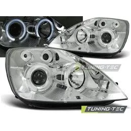 FORD FIESTA MK6 05.02-08.05 ANGEL EYES CHROME, Ford