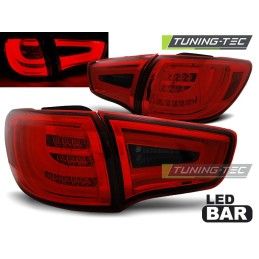 KIA SPORTAGE III 10- 04.14 RED SMOKE LED BAR, Kia