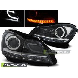 HEADLIGHTS BLACK fits MERCEDES W204 11-14, Classe C W204