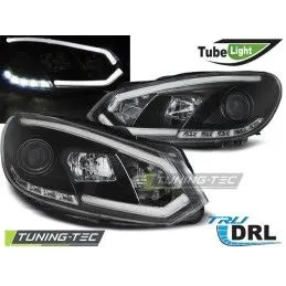 HEADLIGHTS TUBE LIGHT DRL BLACK fits VW GOLF 6 10.08-12, golf 6