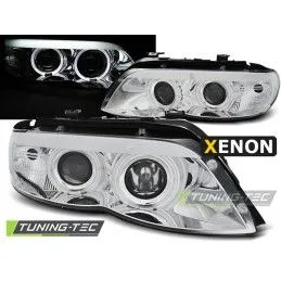 XENON HEADLIGHTS ANGEL EYES CHROME fits BMW X5 E53 11.03-06, X5 E53