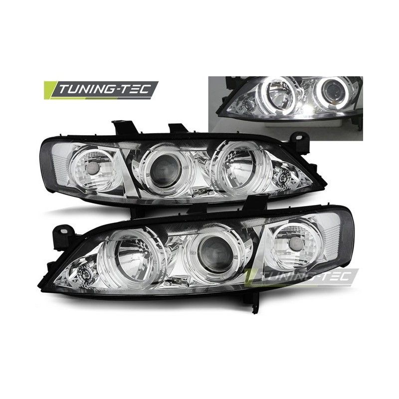 OPEL VECTRA B 11.95-12.98 ANGEL EYES CHROME, Opel OPEL VECTRA B 11.95-12.98 ANGEL EYES CHROME, Opel