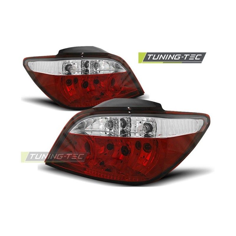 PEUGEOT 307 04.01-07 RED WHITE, 307