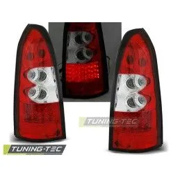 OPEL ASTRA G 09.97-02.04 KOMBI RED WHITE LED, Astra G