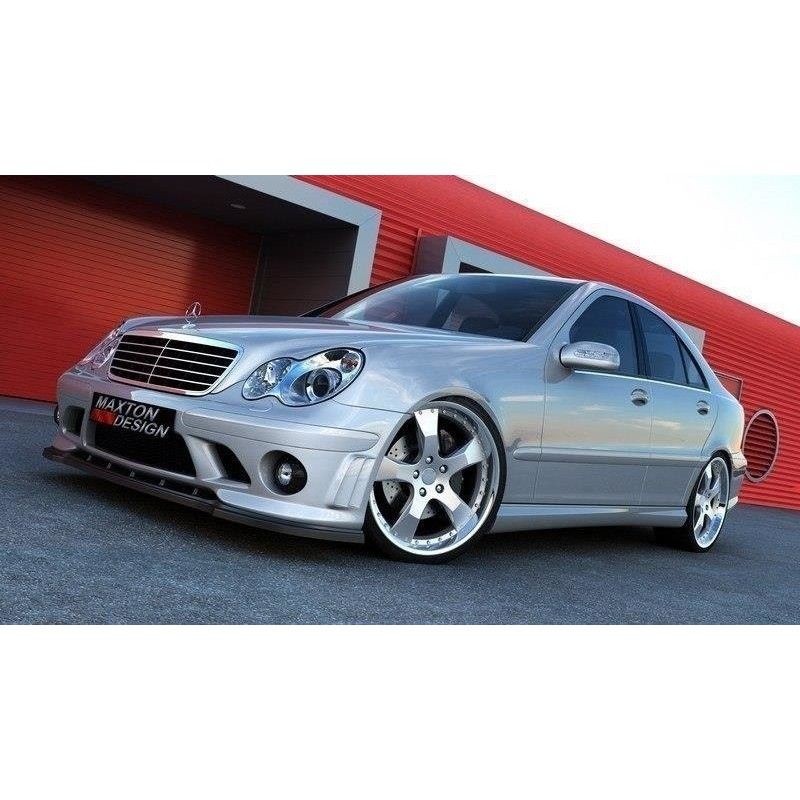 Maxton LAME DU PARE-CHOCS AVANT (POUR ME-C-203-AMG204-F1 PARE-CHOCS) Gloss Black, ME-C203-AMG204-FD1G Tuning.fr