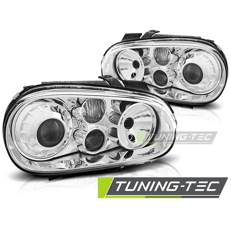 HEADLIGHTS SPORT CHROME fits VW GOLF 4 09.97-09.03, Golf 4 HEADLIGHTS SPORT CHROME fits VW GOLF 4 09.97-09.03, Golf 4