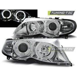 HEADLIGHTS ANGEL EYES CHROME fits BMW E46 09.01-03.05, Bmw HEADLIGHTS ANGEL EYES CHROME fits BMW E46 09.01-03.05, Bmw