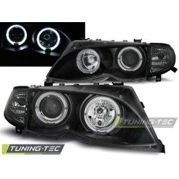 HEADLIGHTS ANGEL EYES BLACK fits BMW E46 09.01-03.05, Bmw