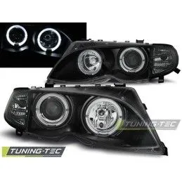 HEADLIGHTS ANGEL EYES BLACK fits BMW E46 09.01-03.05, Bmw