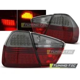 LED TAIL LIGHTS RED SMOKE fits BMW E90 03.05-08.08, Serie 3 E90/E91