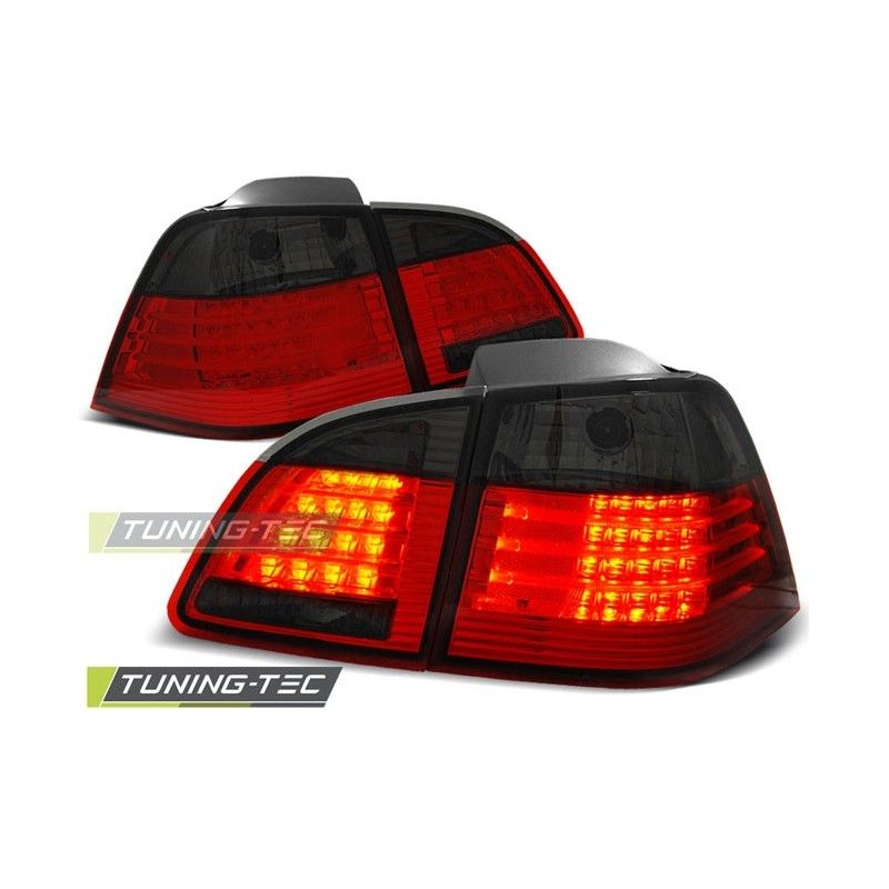 LED TAIL LIGHTS RED SMOKE fits BMW E61 04-03.07 , Bmw