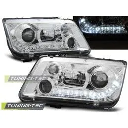 HEADLIGHTS DAYLIGHT CHROME fits VW BORA 09.98-05.05, Volkswagen