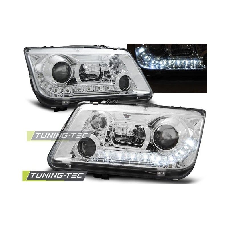 HEADLIGHTS DAYLIGHT CHROME fits VW BORA 09.98-05.05, Volkswagen HEADLIGHTS DAYLIGHT CHROME fits VW BORA 09.98-05.05, Volkswagen