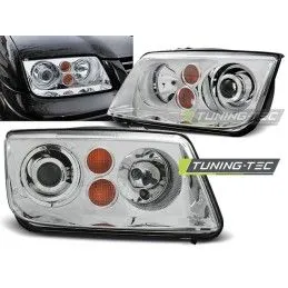 HEADLIGHTS CHROME fits VW BORA 09.98-07.05, Volkswagen