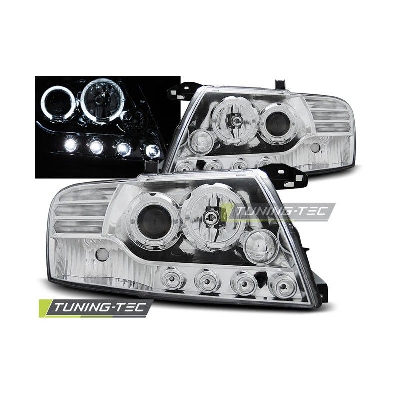 MITSUBISHI PAJERO V60 00-06 ANGEL EYES CHROME, Mitsubishi