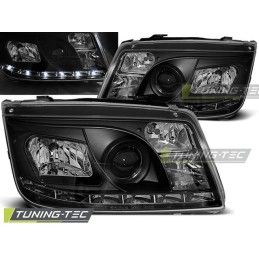 HEADLIGHTS DAYLIGHT BLACK fits VW BORA 09.98-05.05, Volkswagen