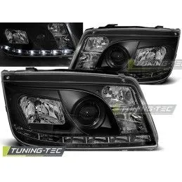 HEADLIGHTS DAYLIGHT BLACK fits VW BORA 09.98-05.05, Volkswagen