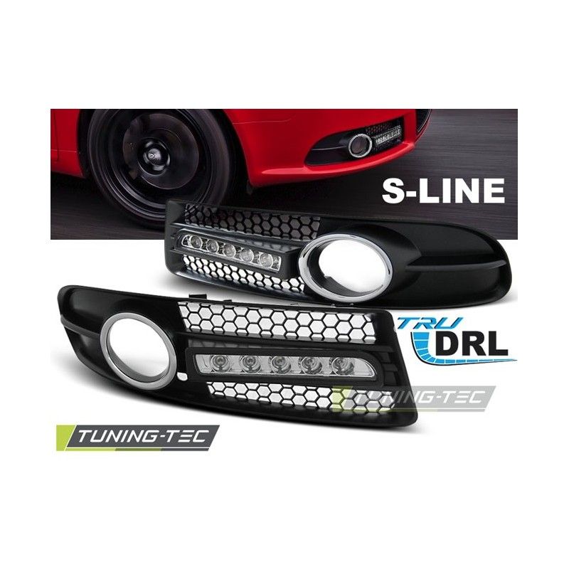 FOG LIGHT COVER LED SPORT fits AUDI A4 04-08, Audi