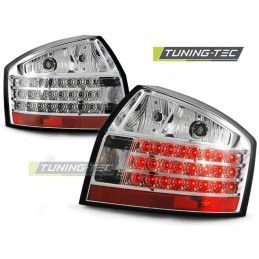 LED TAIL LIGHTS CHROME fits AUDI A4 10.00-10.04, A4 B6 00-05