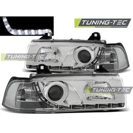 HEADLIGHTS DAYLIGHT CHROME fits BMW E36 12.90-08.99, Bmw