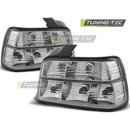 TAIL LIGHTS CRYSTAL WHITE fits BMW E36 12.90-08.99 SEDAN, Bmw