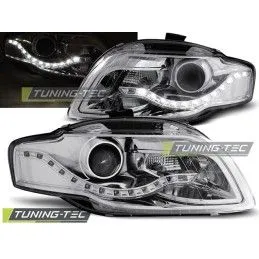 HEADLIGHTS DAYLIGHT CHROME fits AUDI A4 B7 11.04-03.08, A4 B7 04-08