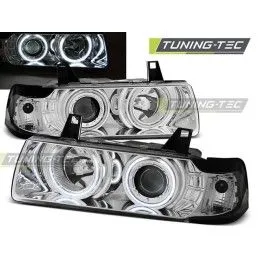HEADLIGHTS ANGEL EYES CCFL CHROME fits BMW E36 12.90-08.99 S/C/T , Bmw