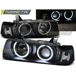HEADLIGHTS ANGEL EYES CCFL BLACK fits BMW E36 12.90-08.99 S/C/T, Bmw