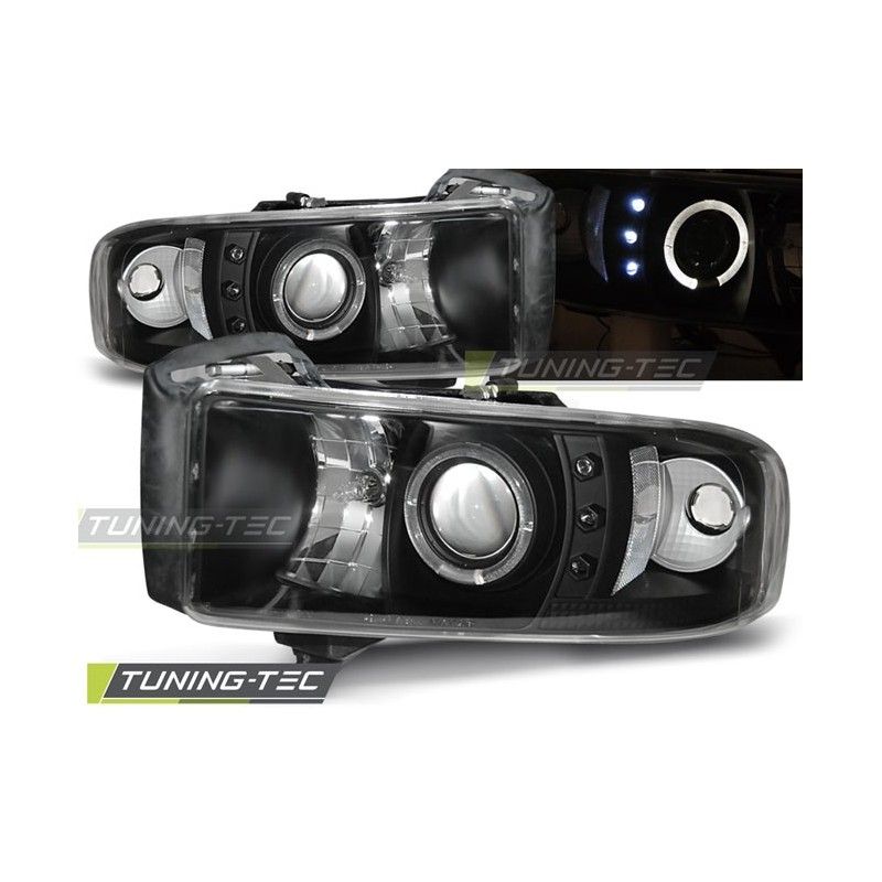 DODGE RAM 94-01 ANGEL EYES BLACK, Dodge