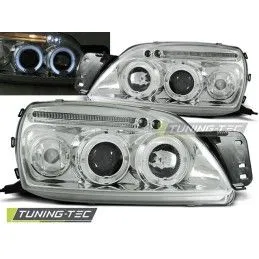 FORD FIESTA MK5 09.99-04.02 ANGEL EYES CHROME, Ford