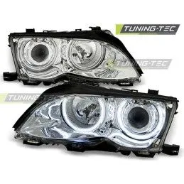 HEADLIGHTS ANGEL EYES CCFL CHROME fits BMW E46 09.01-03.05, Bmw