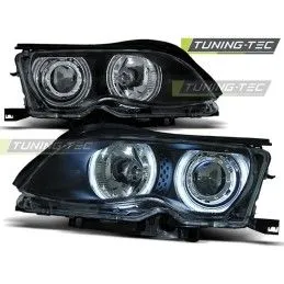 HEADLIGHTS ANGEL EYES CCFL BLACK fits BMW E46 09.01-03.05, Bmw