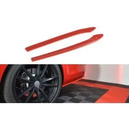 Maxton LAME DU PARE-CHOCS ARRIERE V.2 VW GOLF 7 R VARIANT FACELIFT RED, VW-GO-7F-R-VA-RSD2RED Tuning.fr