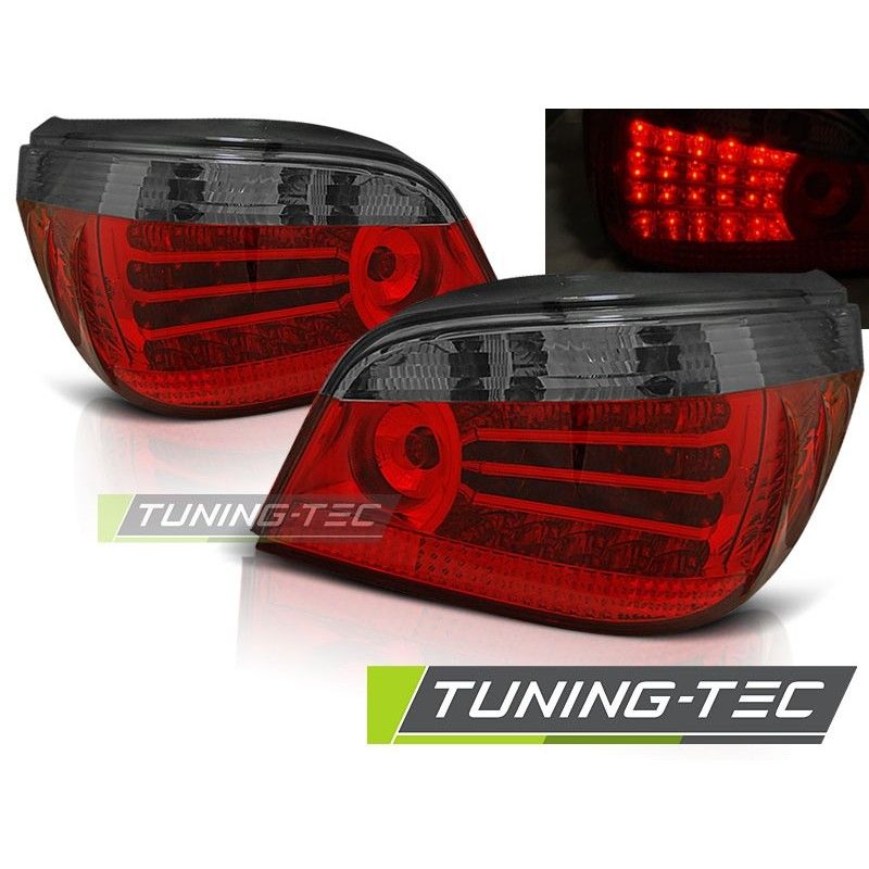 LED TAIL LIGHTS RED SMOKE fits BMW E60 07.03-07, Serie 5 E60/61 LED TAIL LIGHTS RED SMOKE fits BMW E60 07.03-07, Serie 5 E60/61