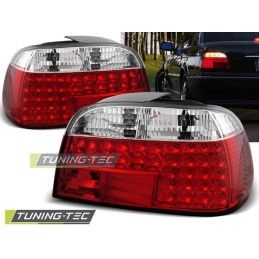LED TAIL LIGHTS RED WHITE fits BMW E38 06.94-07.01, Serie 7 E38 