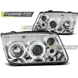 HEADLIGHTS ANGEL EYES CHROME fits VW BORA 09.98-07.05, Volkswagen