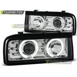 HEADLIGHTS ANGEL EYES CHROME fits VW CORRADO 88-95, Volkswagen