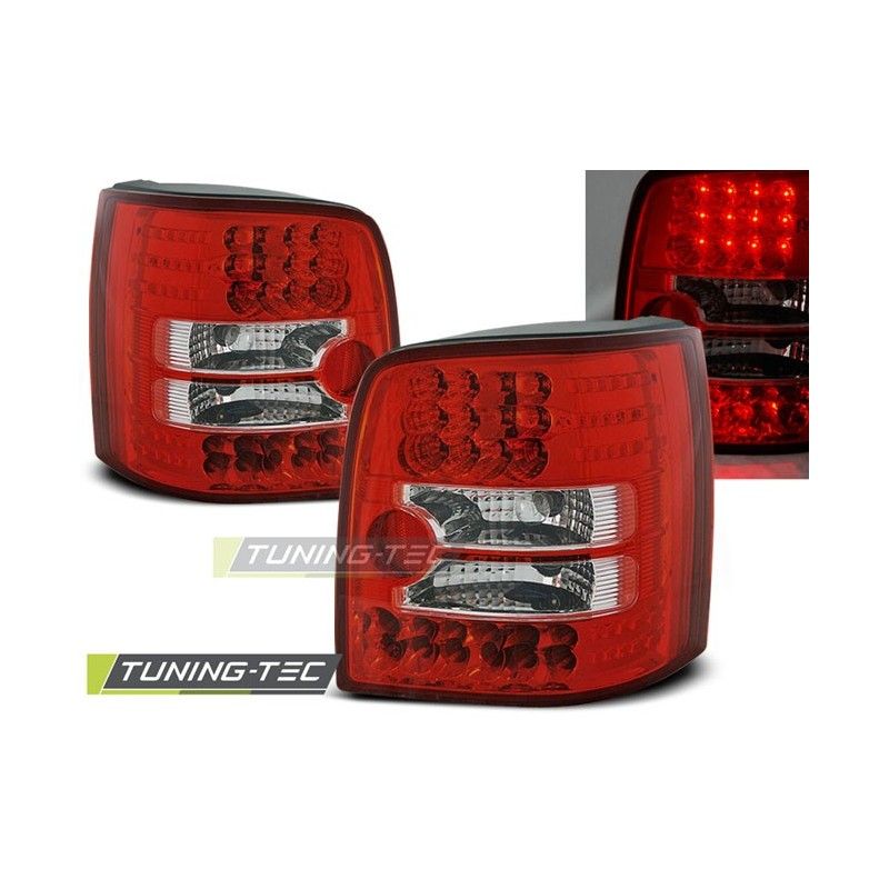 LED TAIL LIGHTS RED WHITE fits VW PASSAT B5 11.96-08.00 VARIANT, Passat B5 96-05 LED TAIL LIGHTS RED WHITE fits VW PASSAT B5 11.96-08.00 VARIANT, Passat B5 96-05
