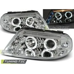 HEADLIGHTS ANGEL EYES CHROME fits VW PASSAT 3BG 09.00-03.05, Passat B5 96-05
