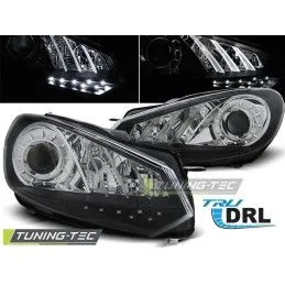 HEADLIGHTS TRUE DRL BLACK fits VW GOLF 6 10.08- 12, golf 6